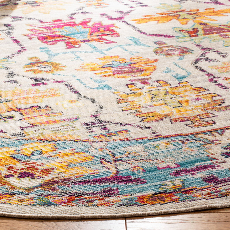 Aponte Performance Oriental Rug, Round 7'