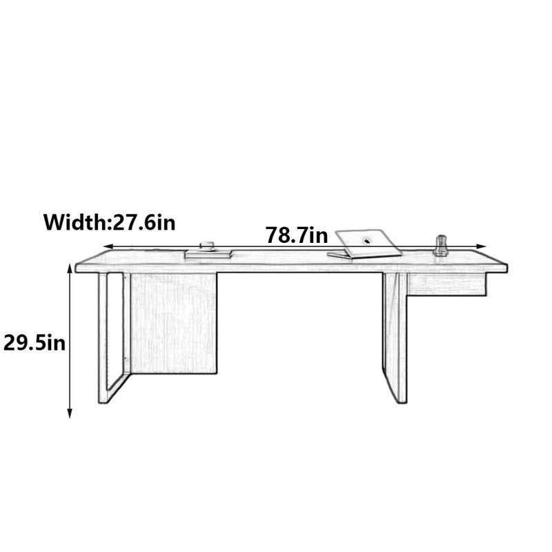 Turnage, 29.5" H x 78.7" W x 27.6" D