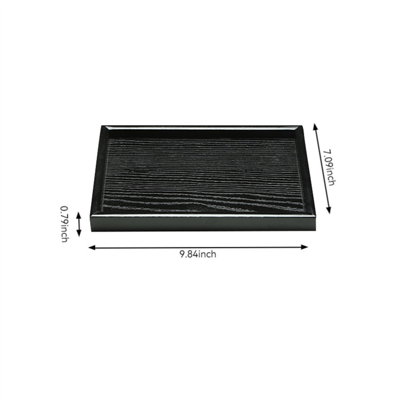 Picciola Wood Tray, 0.79" H x 9.84" W x 0.79" D