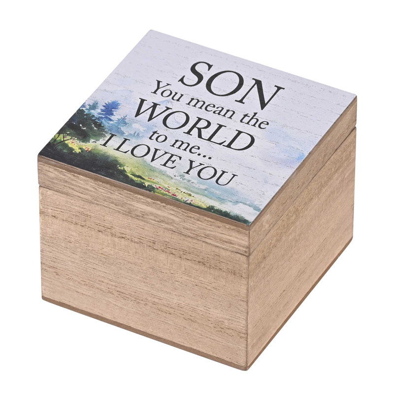 Jissell Manufactured Wood Memory Box