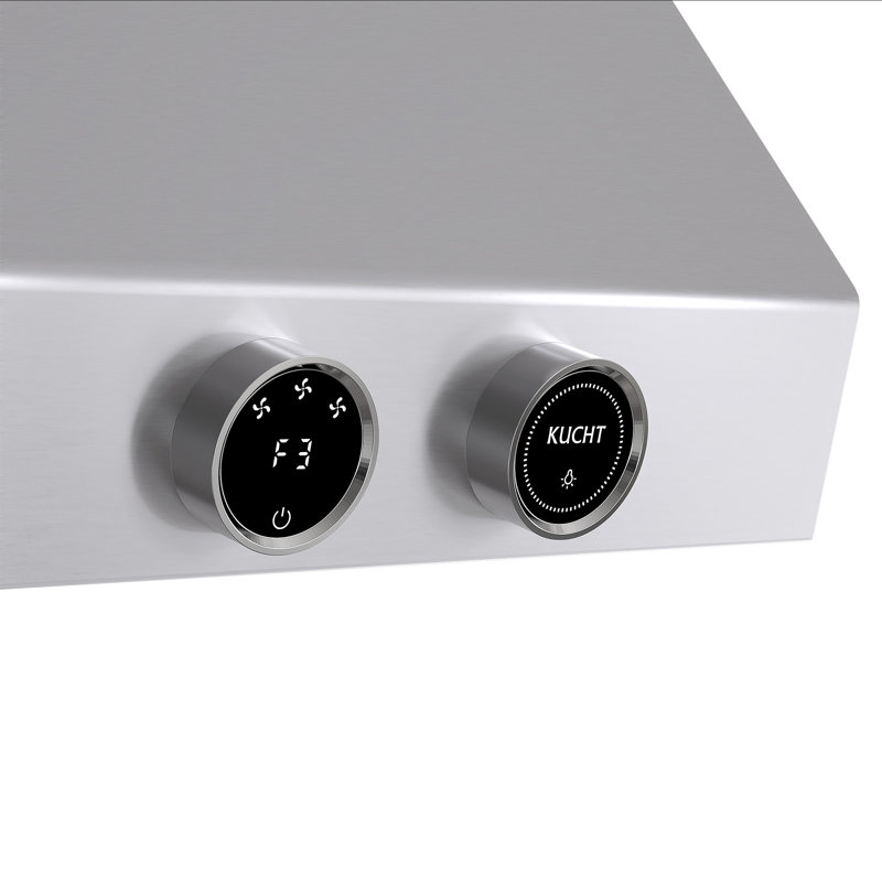 Kucht 36" W Stainless Steel Wall Mounted Required Range Hood