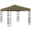 Antipas Gazebo With LED String Lights 3X3 M_12-63857433
