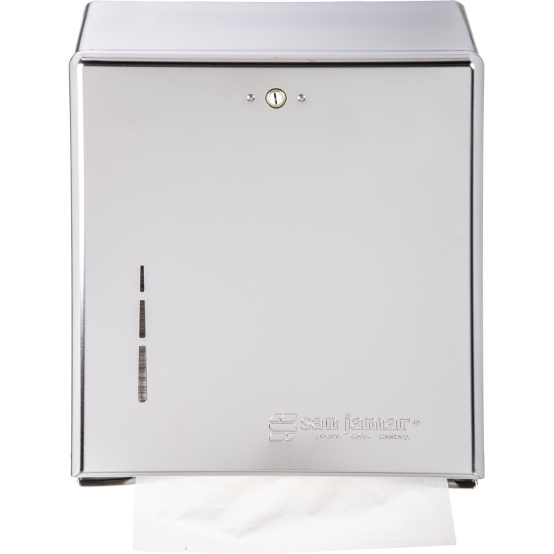 C-Fold / Multifold Towel Dispensers in Chrome