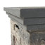 Foyer rectangulaire 50 000, oxyde de magnésium, aspect pierre artificielle, l 56,77 po x P 25,38 po H 17,45 po, aucun assemblage requis, béton fabriqué, gris, requis cette seconde