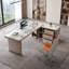 Bureau blanc en forme de L 62,99 po-129221954