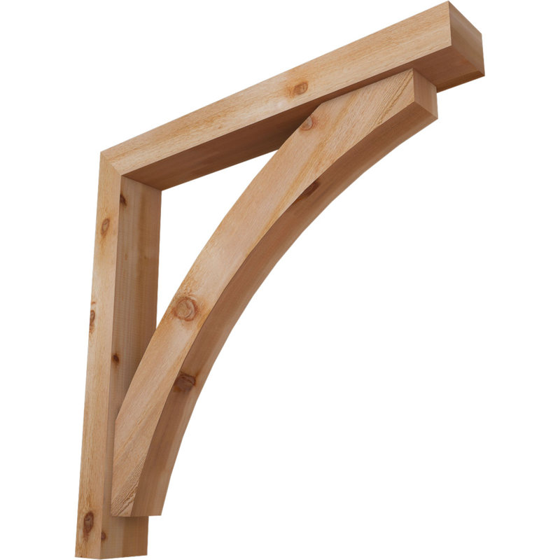 Support pour sciages rugueux de 6 po x P 44 po x H 44 po Thorton, 44 x 44, Cèdre rouge occidental de l 6 po (scié brut)