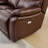 64.5''Wide Genuine Leather Pillow Arms Power Reclining Loveseat With USB Charger and Ergonomics Backrest-868844687