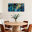 Nautique et plage, bleu, noir, or, bambou abstrait, motif de forêt-1548661747