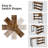 360° Rotatable Sofa Side Table With Ample Storage Shelves