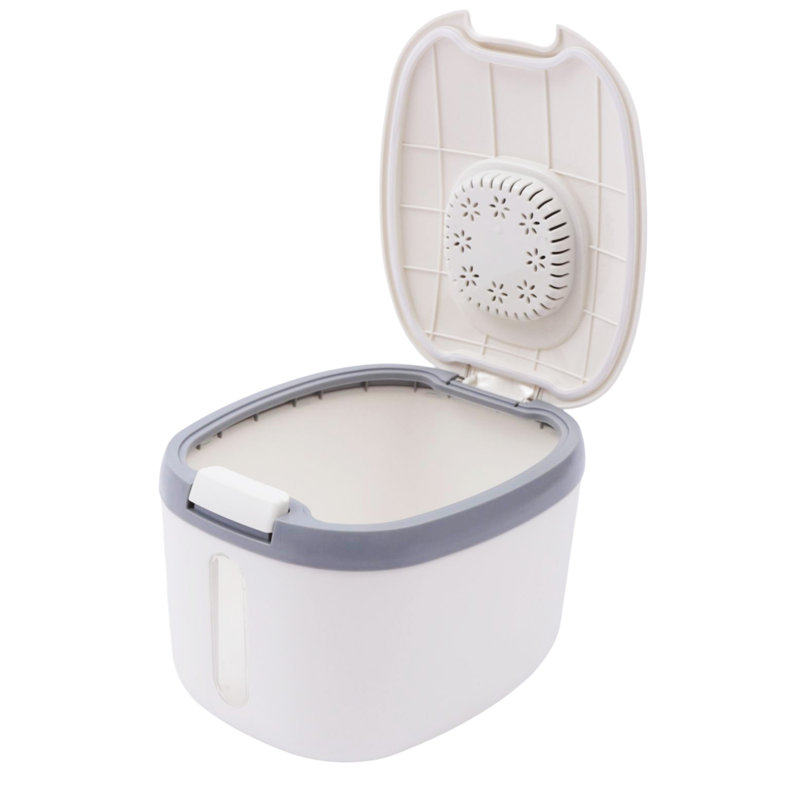 Braidan 176oz. Food Storage Container, White/Gray