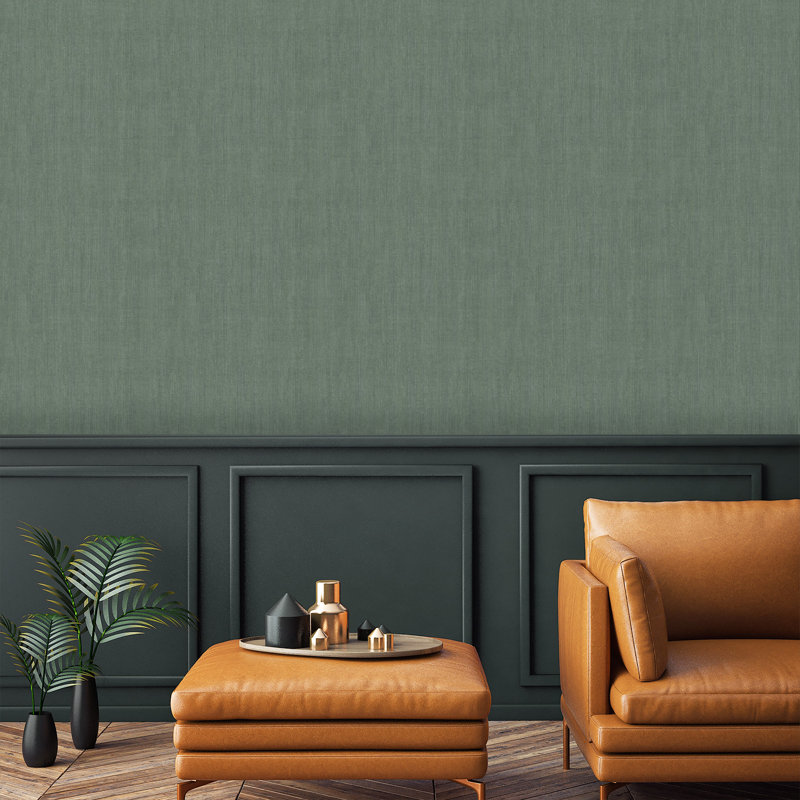 Papier peint texturé Allure, Vert