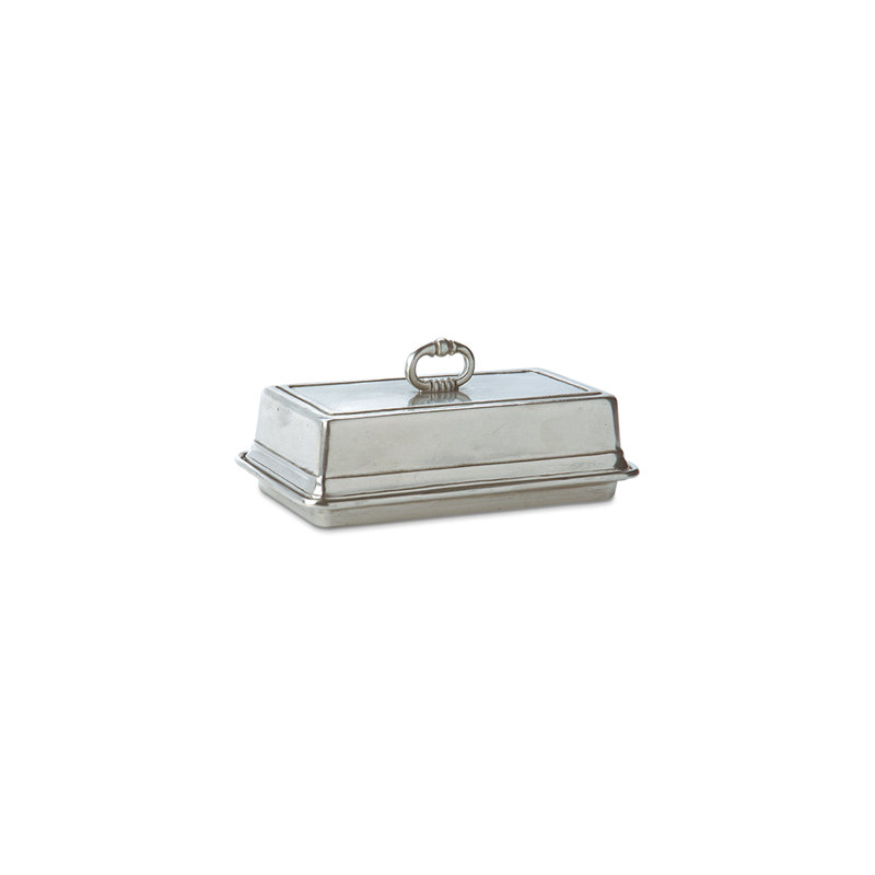 Convivio Butter Dish, 6.9" L x 4.5" W x 2.2" H