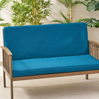 Brummett Outdoor 3.25'' Loveseat Seat / Back Cushion