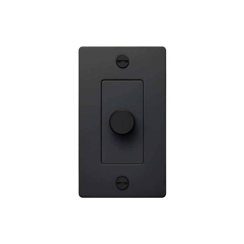 1G Dimmer / Non-Logo , Smoked Bronze, 1 Gang