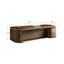 Nouvelle table de bureau 94,49 po de style chinois en bois massif brun-129166100