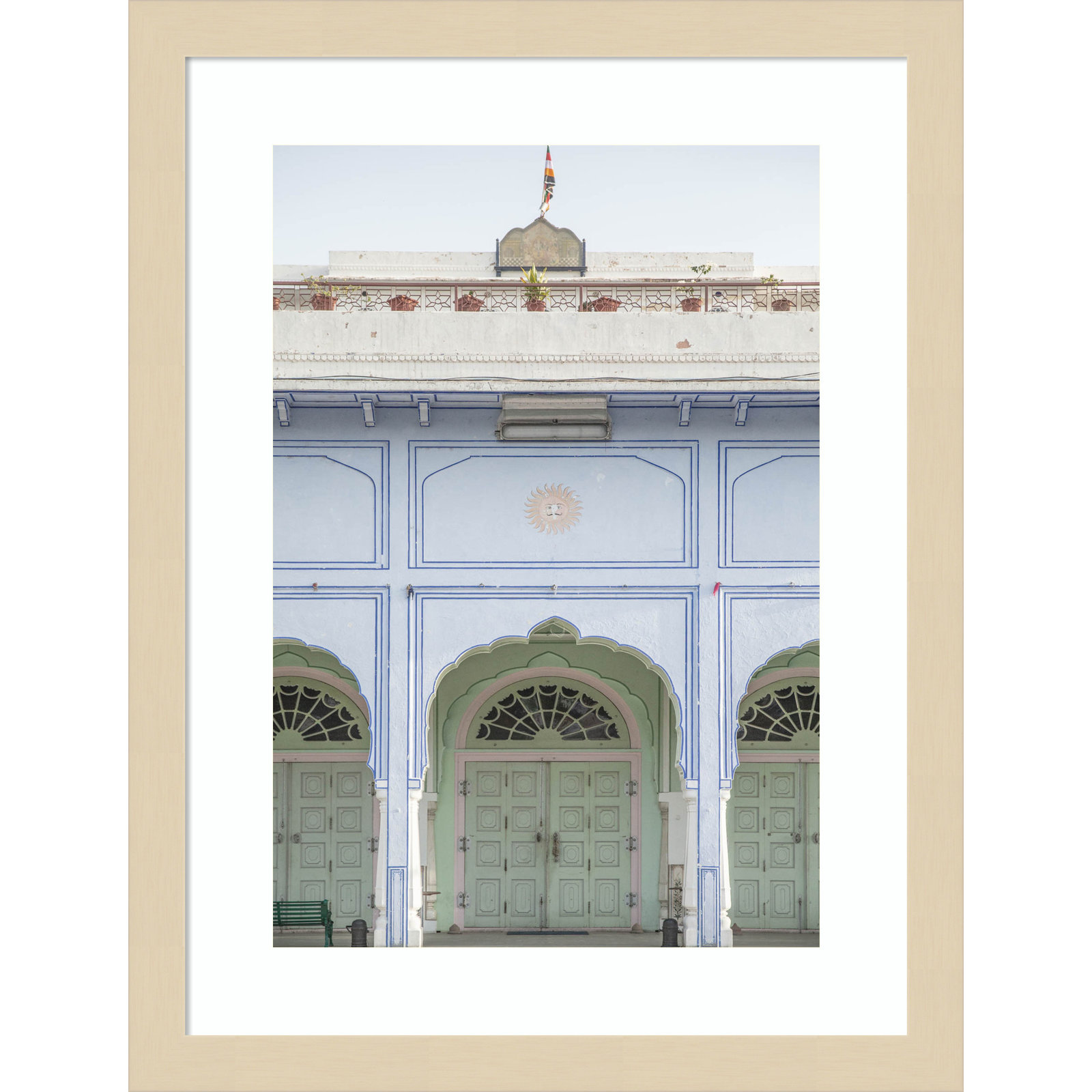 Sunshine Palace Print by Shot by Clint, Brown, 17" H x 13" W