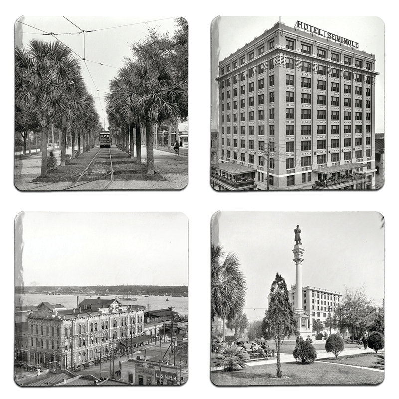 Sous-verre historique en pierre de Jacksonville