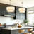 5-light White Fabric Drum Chandelier -832805267