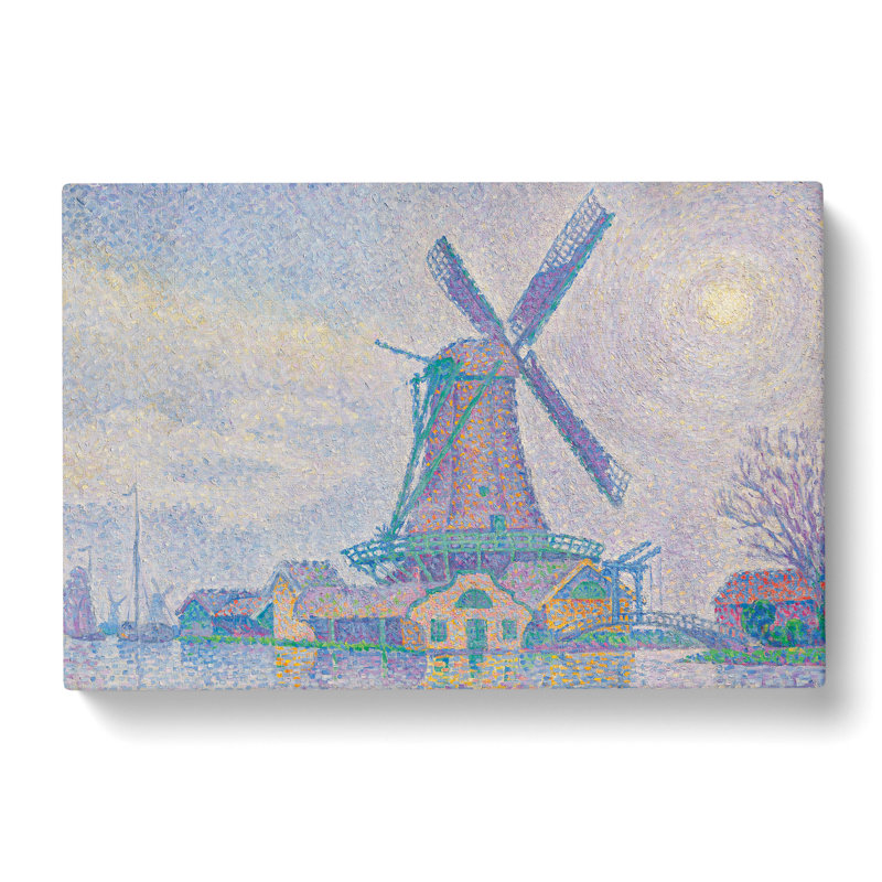 Moulin Dedam by Paul Signac - Wrapped Canvas Painting, 50cm H x 76cm W x 3cm D