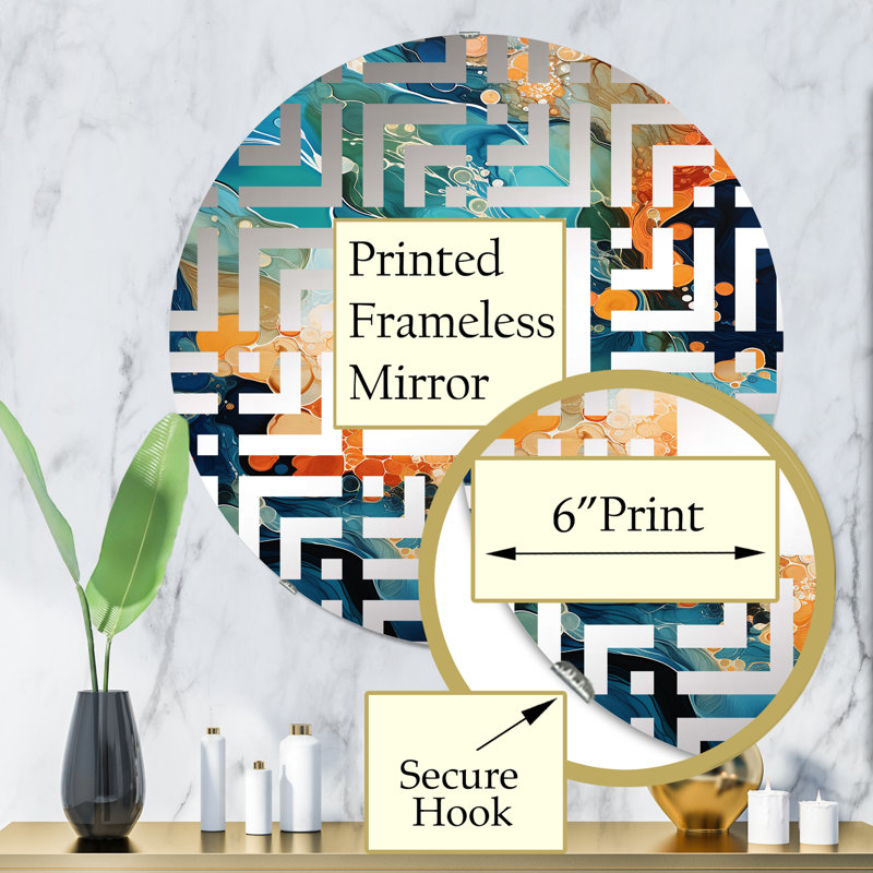 Circle Mirror, 31.4" x 31.4"