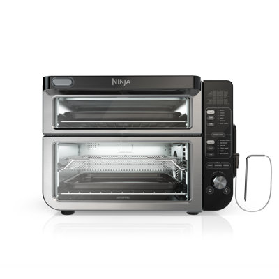 Ninja 2-in-1 Stainless Steel Smart Double Oven With Flexdoor, Flavorseal, Smart Finish, Rapid Top Convecti