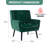 Tufted Upholstered Wide Back Armchair（Set of 2）-412486734