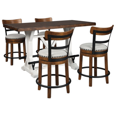 Roesler 4 - Person Trestle Dining Set