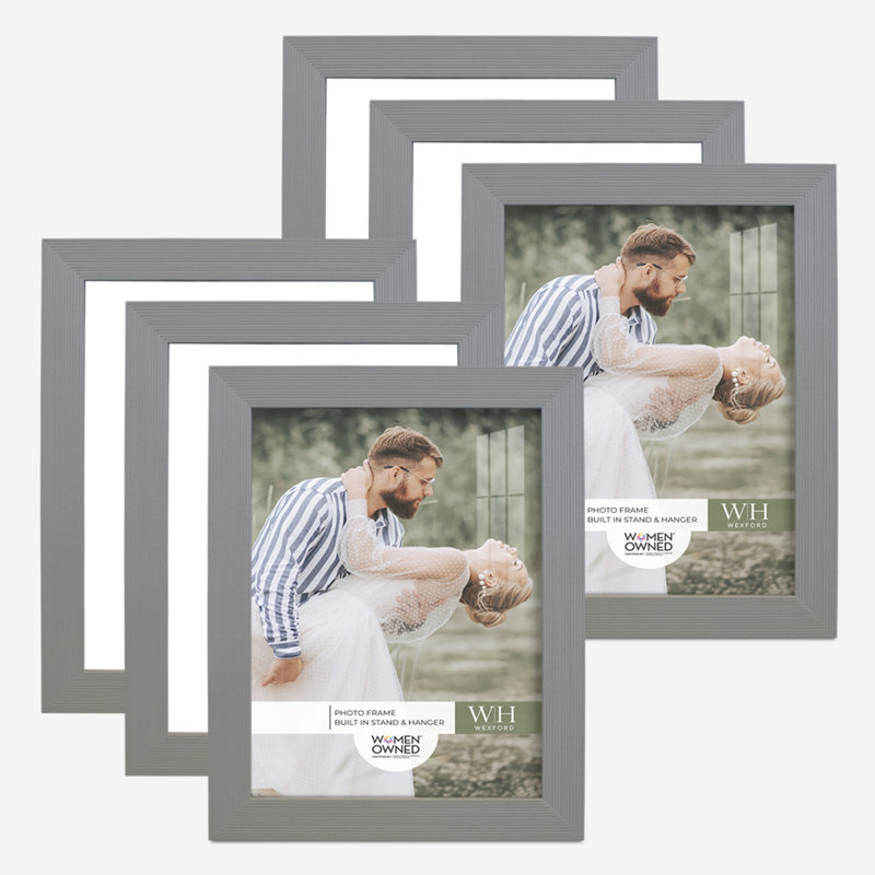 Ensemble de 6 murs muraux en bois 6 "x 6" verts, gris, 6 po x 8 po