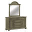 Commode combinée 5 tiroirs avec miroir Alvy-1582514649