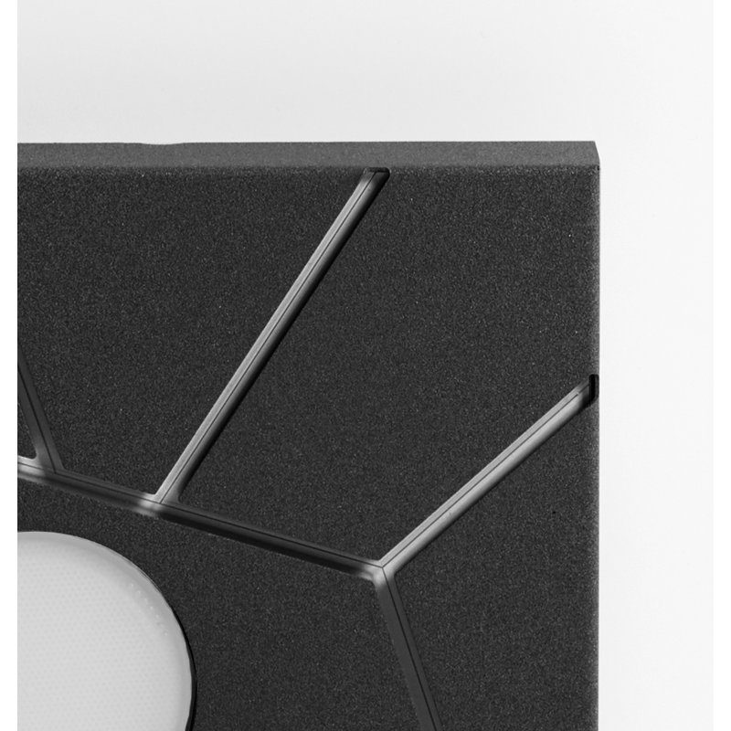 Flush Mount, Black