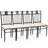 Gracielle 4 - Person Four Leg Dining Set