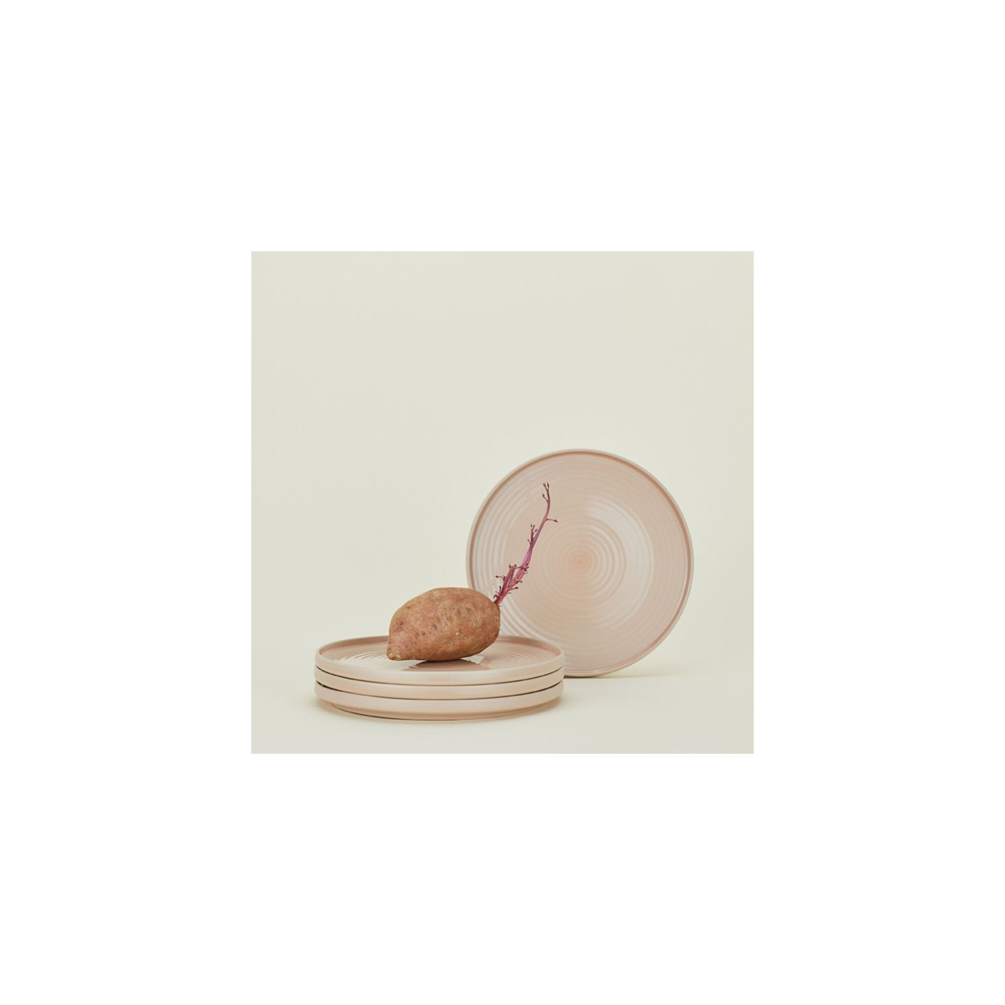 Edelare - Dinner Plate - Set Of 4, Blush