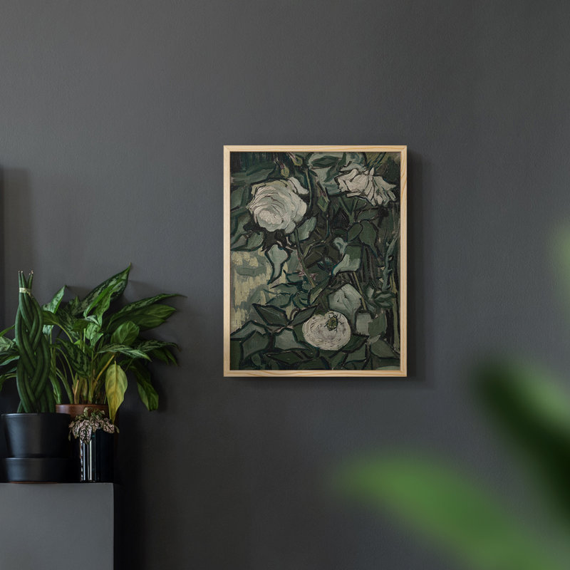 «Vintage Floral Print CCLV» sur, Naturel, H 14 po x l 11 po
