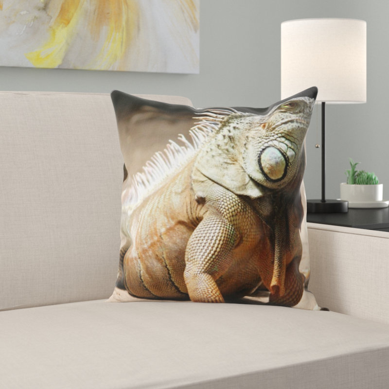 Coussin iguane