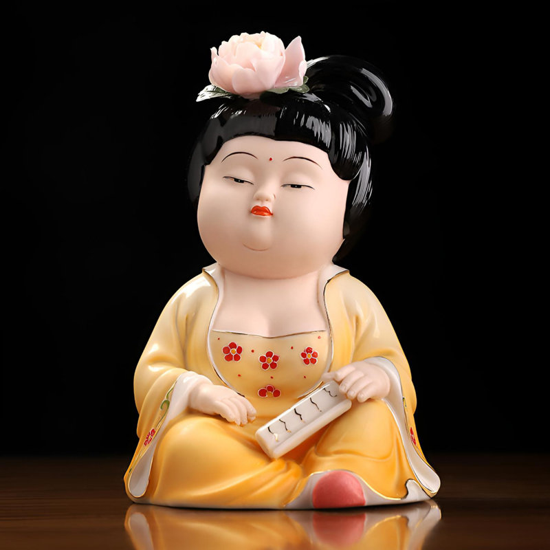 Ornement traditionnel de la dynastie Tang - fait main exquise