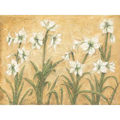 White Amaryllis Garden by Cheri Blum