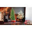 Arbre de Noël mince - pointes, branches en PE + PVC, conception à charnières pour une installation facile, support en métal stable - idéal pour les coins et les petits espaces-1062923021