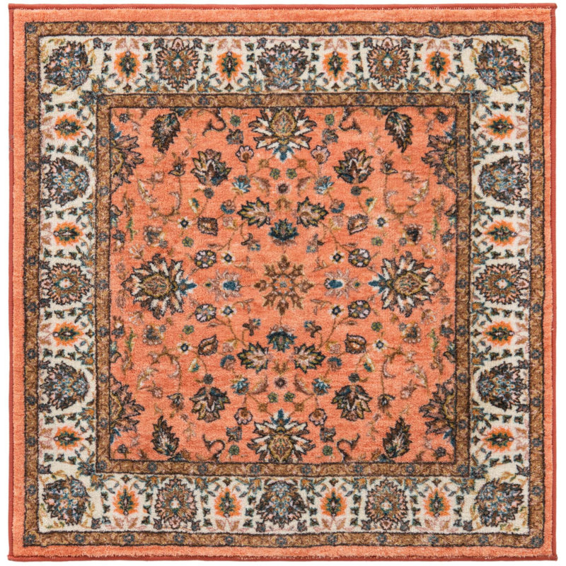 Artez Oriental Indoor Rug, Square 3'3"