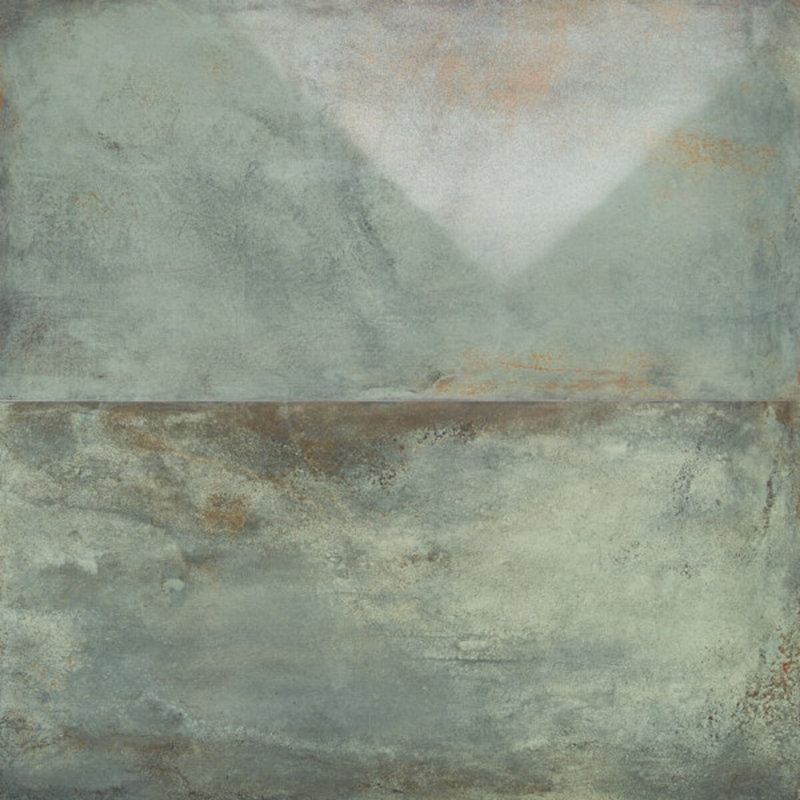 Angela Harris Flatiron 24X48 Semi-Polished Porcelain Tile, Aquamarine