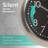 11" Silent Sweeping Metal Quartz Wall Clock