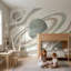 Papier peint céleste avec espace Ringed Planets-902937389-902937388