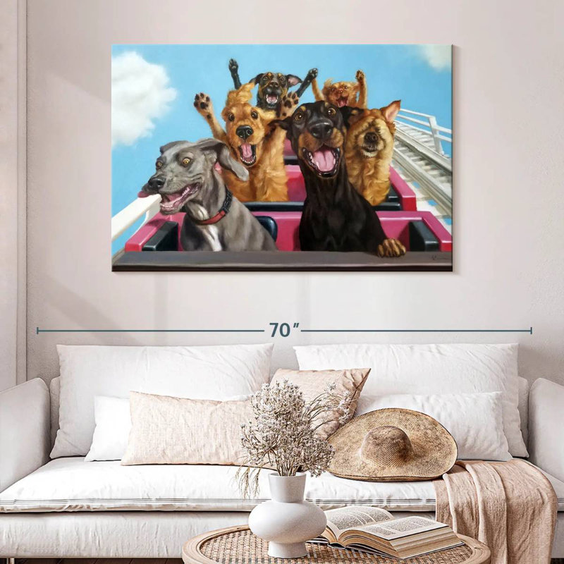 Brampt Thrill Seekers, 32" H x 48" W