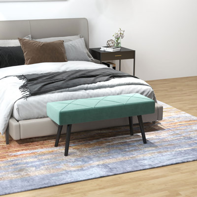 Melenie Polyester Upholstered Bench