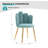 Velvet Vanity Chair with Back Vanity Stool with Gold Legs-1995522420