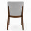 Chaise parsons rembourrée en lin Barriento-20575663