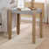 Aston 21" Wide Rustic Industrial Solid Wood Concrete Like Finish Square End Table