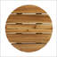 Table d'appoint ronde en bois massif