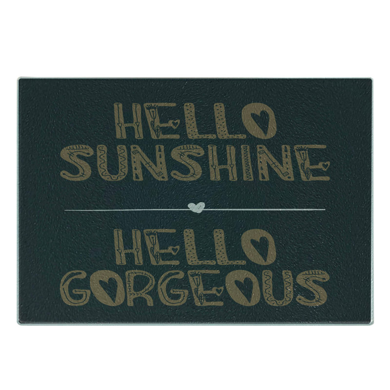 Planche à découper Ambesonne Hello Gorgeous