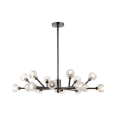 Elizabelle 18 - Light Crystal LED Chandelier