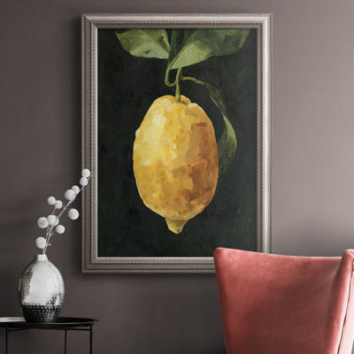 Citron foncé I - reproduction d'art sur toile